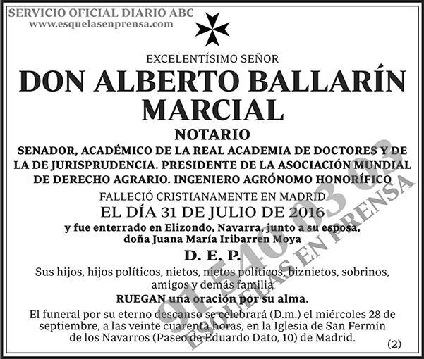 Alberto Ballarín Marcial